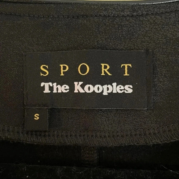 The Kooples Sport Leather Effect Moto Jacket S - Picture 3 of 11